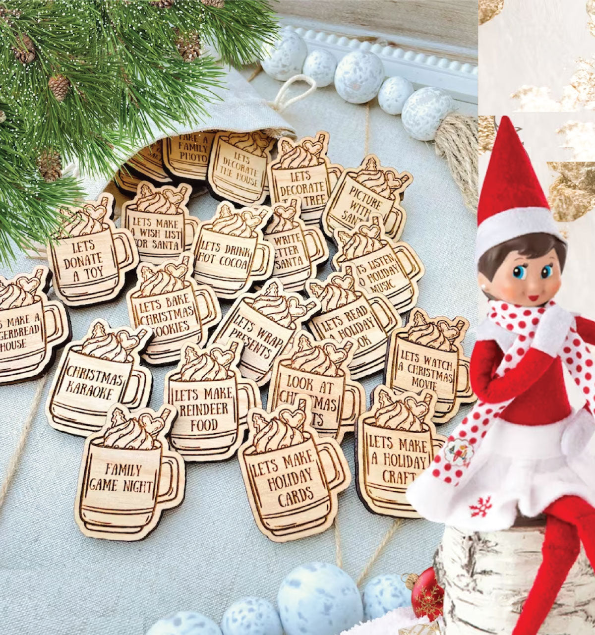 Christmas Token's Set of 24