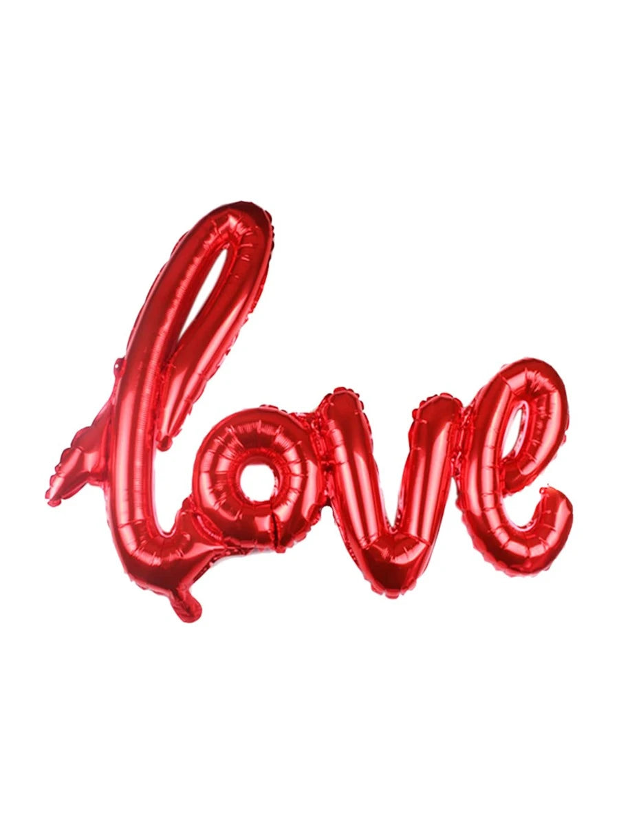 Cursive Love Balloon