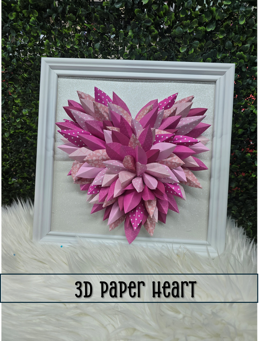 2/26 3D Paper Heart - 7 pm