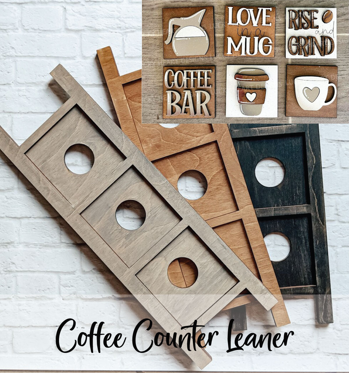 Counter Leaner - Coffee Set