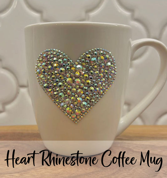 1/9 Heart Rhinestone Coffee Mug Workshop - 7pm