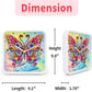 Diamond Painting Butterfly Clock