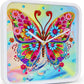 Diamond Painting Butterfly Clock