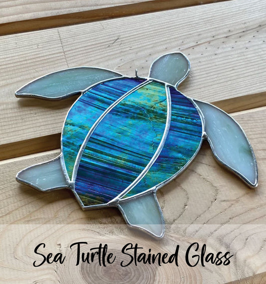 7/24 Sea Turtle Stained Glass Workshop @7PM